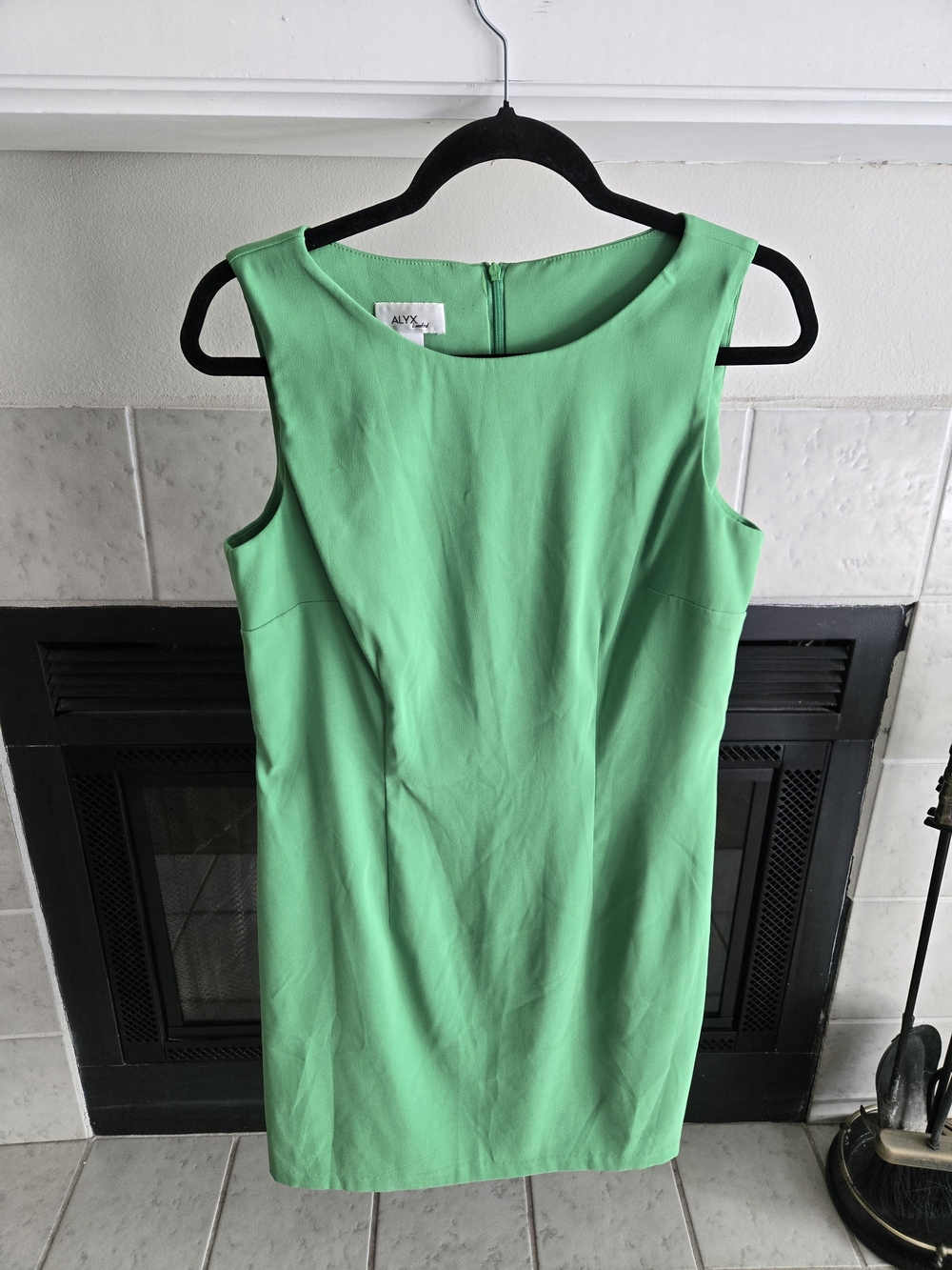 ALYX Bright Mint Green Sleeveless Sheath Dress
